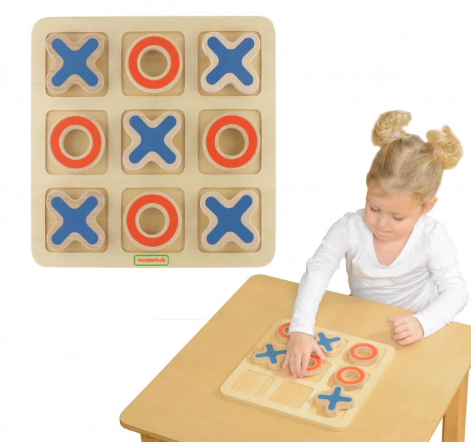 Joc Tic-Tac-Toe din Lemn pentru Copii Masterkidz