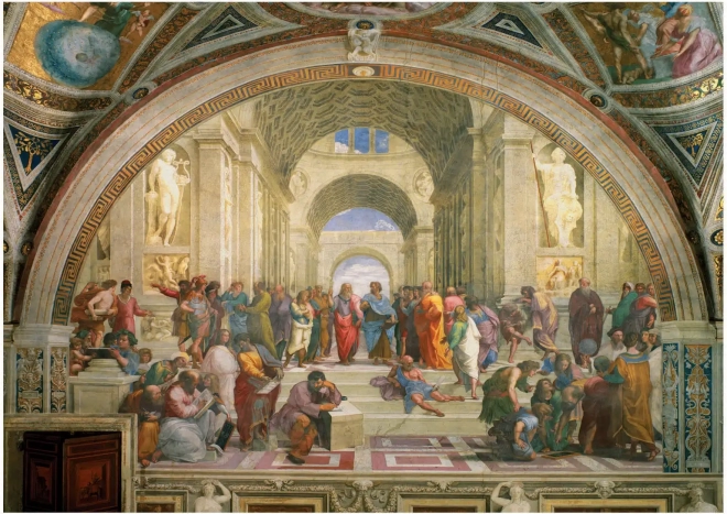 Puzzle Școala din Atena 3000 piese