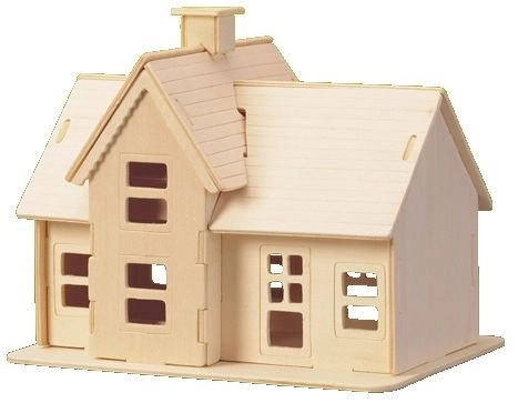Puzzle 3D din lemn Bagr