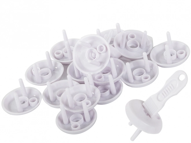 Zabezitoare pentru prize electrice cu cheie, set 15 buc