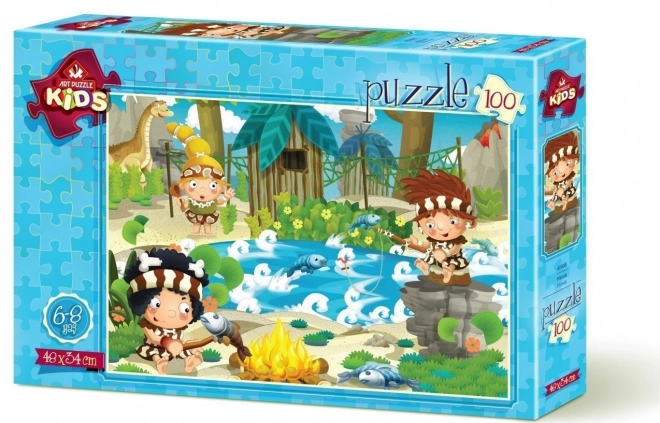 Puzzle picnic preistoric 100 piese