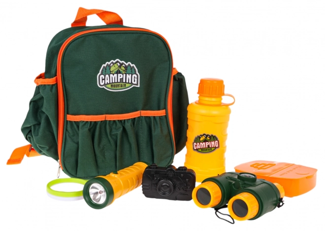 Set explorator mic cu rucsac și accesorii