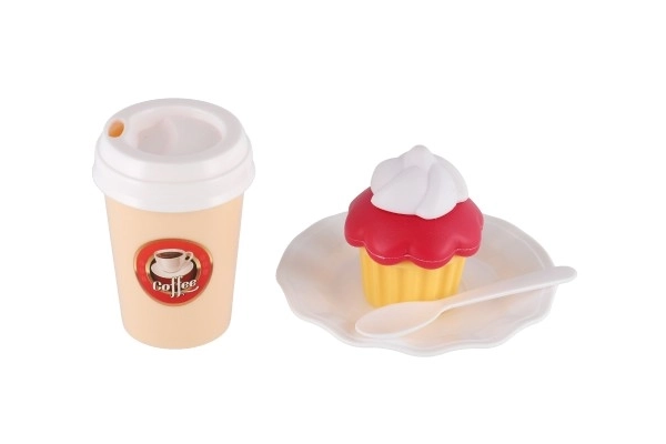 Jucărie pentru copii Cafenea cu espresso și prăjituri