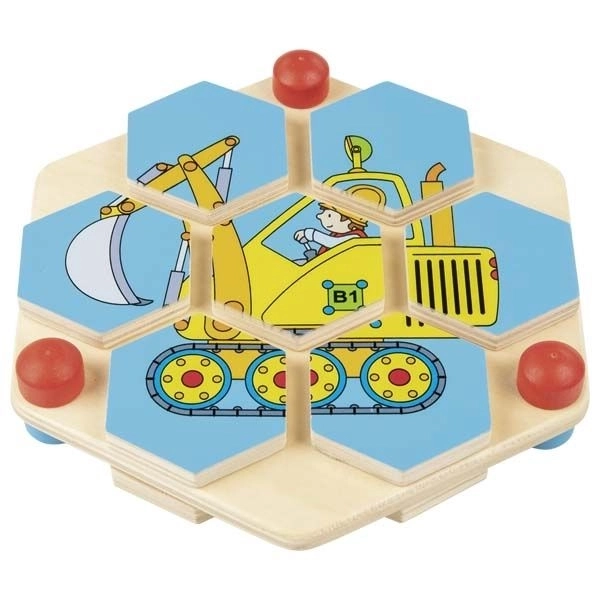 Puzzle hexagonale vehicule de la Goki