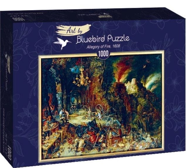 Puzzle Bluebird Alegoria focului 1000 piese