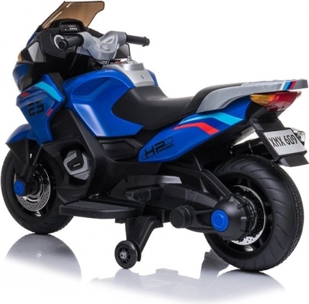 Motocicletă cu acumulator pentru copii Albastră