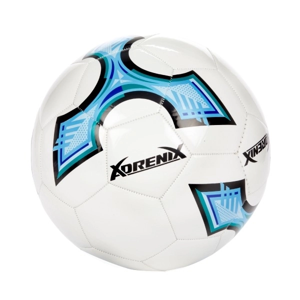 Minge de fotbal 23cm, mărimea 5, cusută, două culori