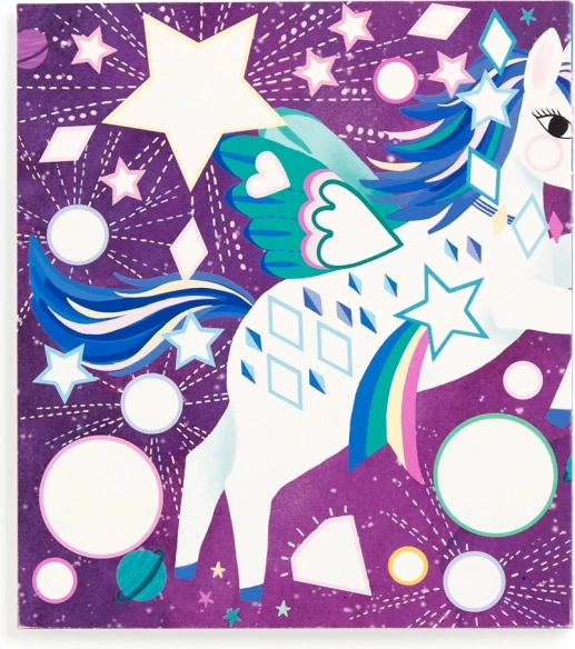 Set de abțibilduri strălucitoare cu Unicorni Magici