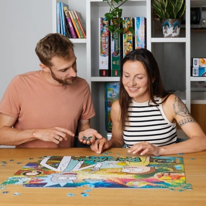 Puzzle Trefl Premium Plus: Rick and Morty 1000 piese