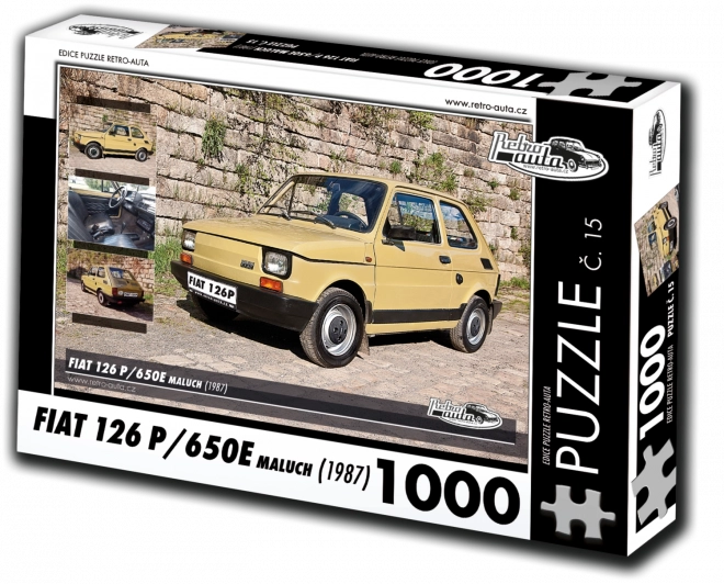 Puzzle RETRO-AUTA Fiat 126P Maluch (1983) 1000 piese