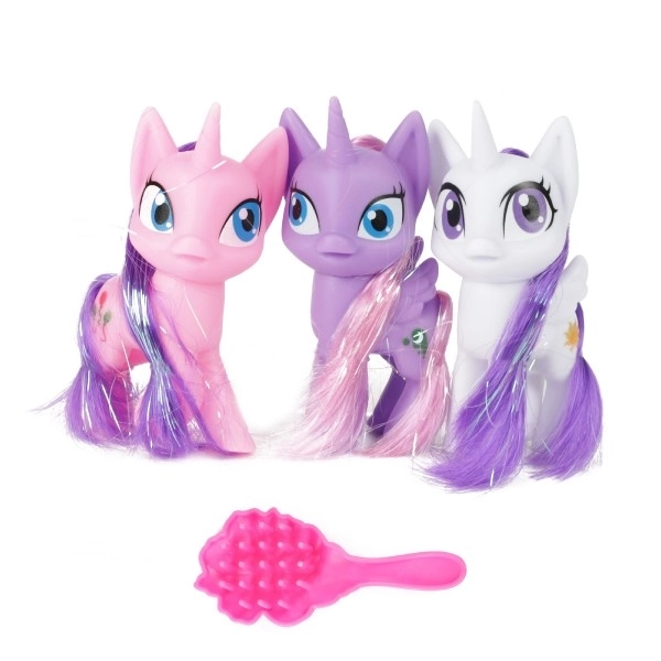 Mini Unicorn de Coafat cu Pieptene din Plastic