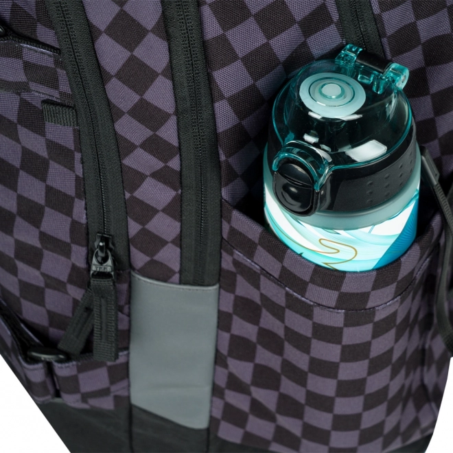 Set de rechizite BAAGL Skate Max gri: rucsac, penar și săculeț