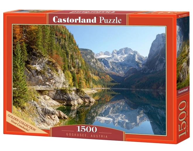 Puzzle lacul Gosau 1500 piese – Gosausee, Austria