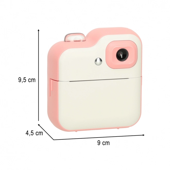Cameră termică instant de 24MP pentru copii cu memorie de 1GB – Roz