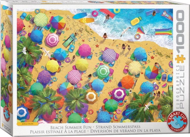 Puzzle distracție pe plajă 1000 piese