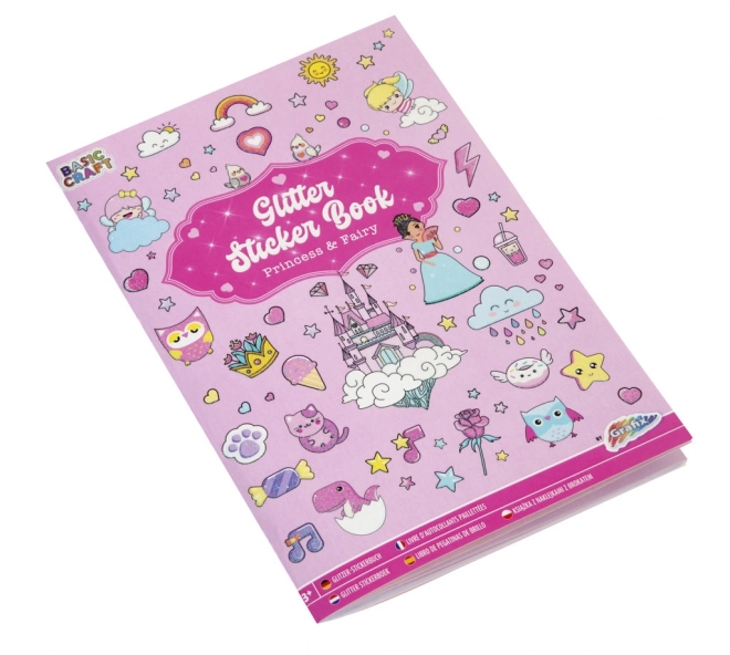 Carte cu autocolante sclipitoare Unicorn/Sirenă