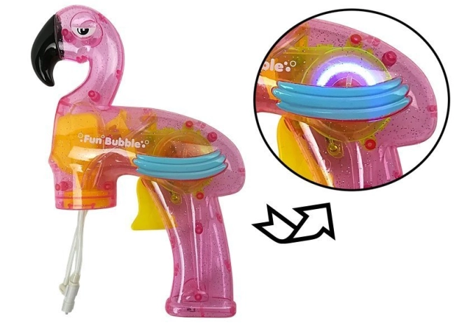 Design creativ în formă de flamingo