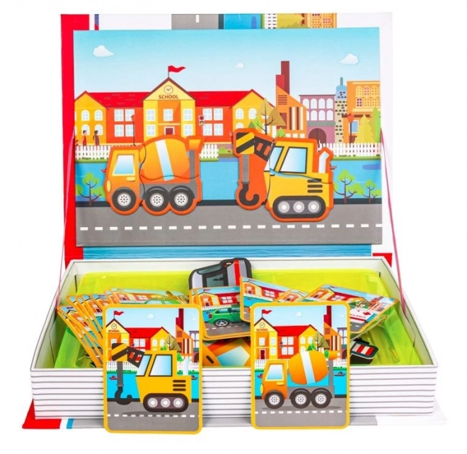 Puzzle magnetice vehicule