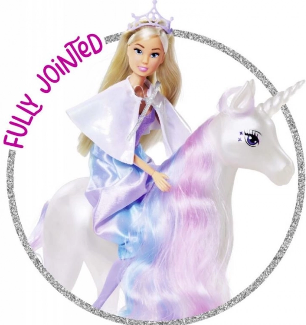 Păpușa Steffi cu unicorn