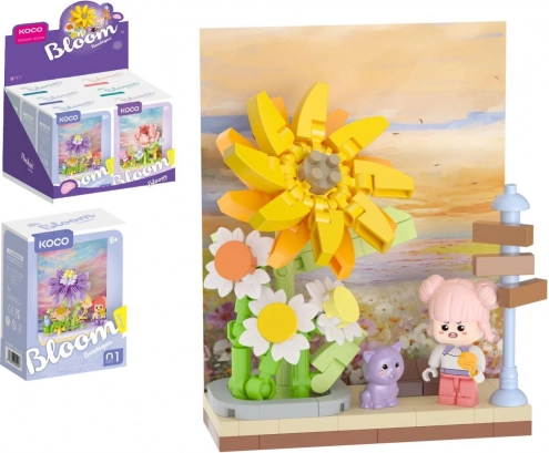 Mini set de construcție KOCO scenă florală