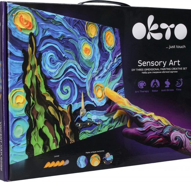 Set artistic OKTO SENSOTY ART Noapte înstelată 30x40cm