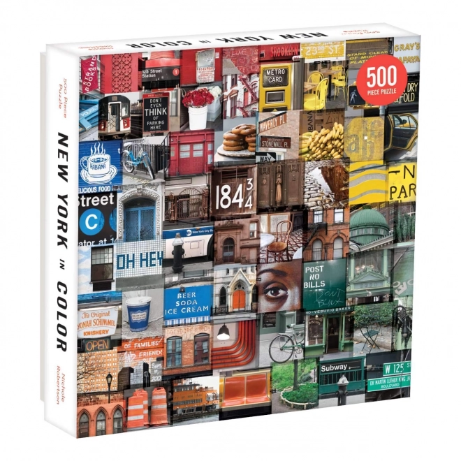 Puzzle New York colorat - 500 Piese