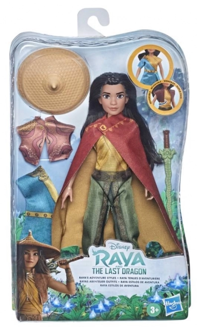 Păpușa Raya Inspirată din Disney Raya și Ultimul Dragon de la Hasbro