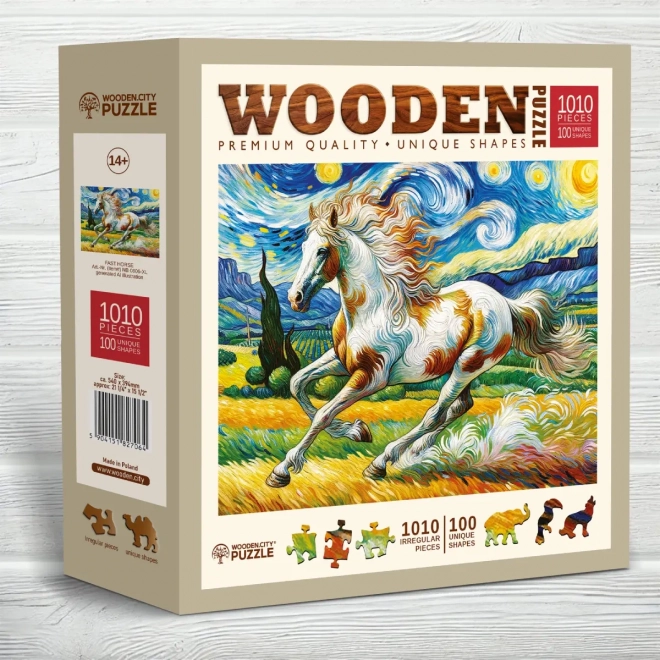 Puzzle din lemn Calul rapid 1010 piese