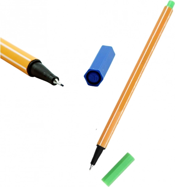 Set de linere colorate LEAN, lățime 0,4mm, 6 bucăți
