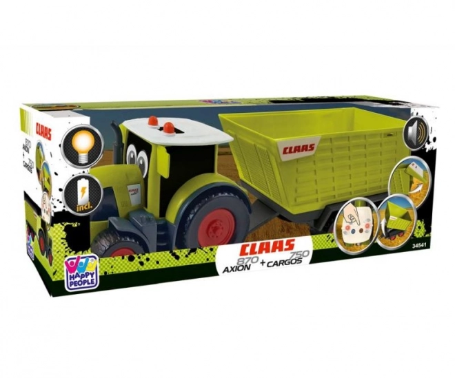 Tractor Claas cu remorcă