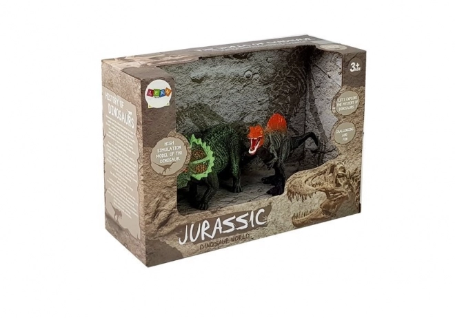 Set figurine dinozauri Spinosaurus și Triceratops