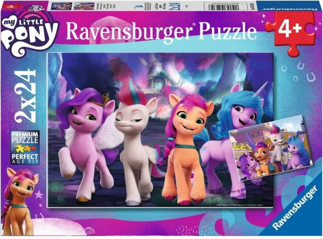 Puzzle Ravensburger My Little Pony 2x24 piese