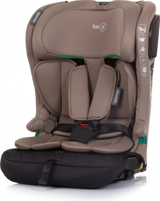 Scaun auto Lux i-Size 76-150cm Isofix Macadamia Chipolino