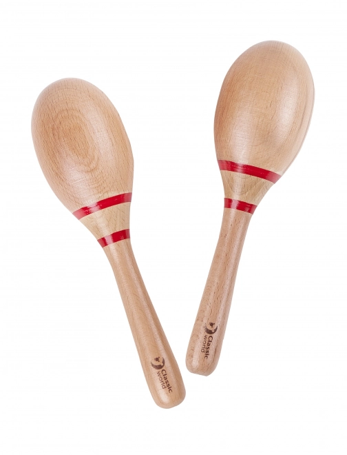 Maracas pentru copii din lemn