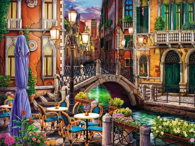 Puzzle Ravensburger - Apus în Veneția