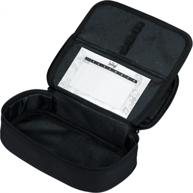 Set Școlar Baagl Skate Max Darkness: Rucsac, Penar și Săculeț