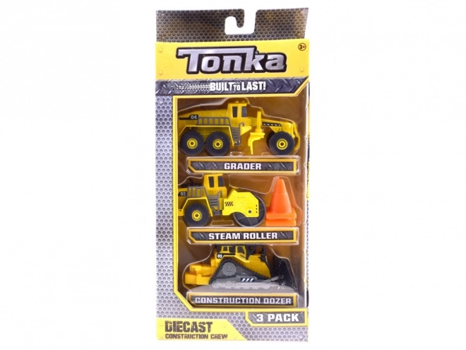 Set jucării de construcții Hasbro Tonka, 3 mașini