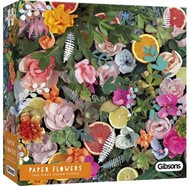 Puzzle Flori din hârtie Gibsons 1000 piese