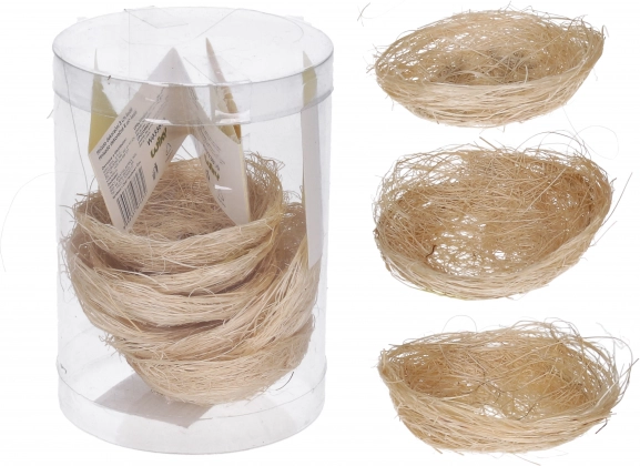 Cuib decorativ 8 cm – natural