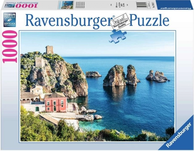 Puzzle Faraglioni di Scopello 1000 piese