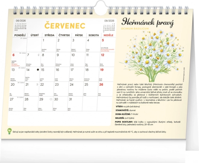 Calendar Notique lunar de planificare cu semințe 2026