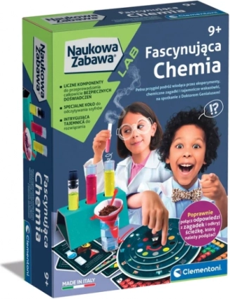 distracție științifică – chimie fascinantă CLEMENTONI (versiune poloneză)