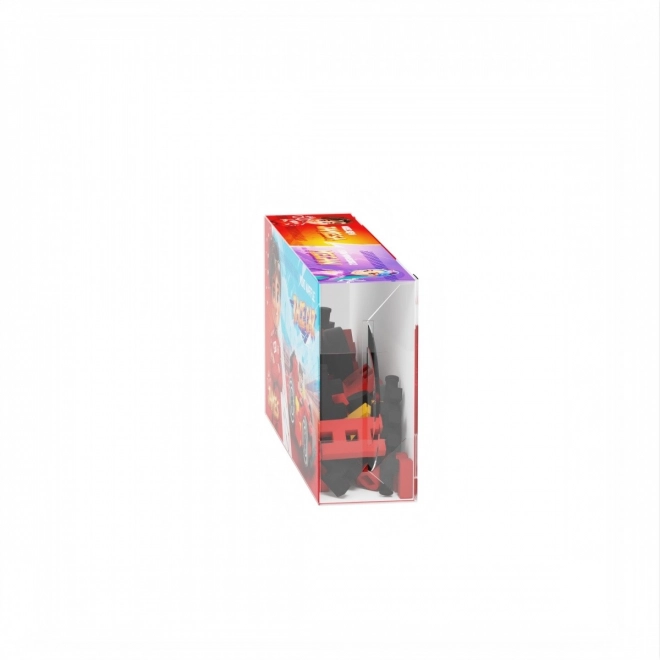 Klocki Mini Waffle Mașinuță de curse roșie