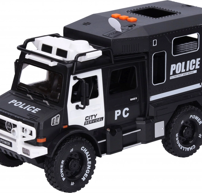 Mașină de poliție cu efecte sonore și luminoase 23 cm