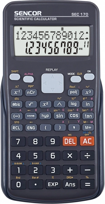 Calculator științific cu 240 de funcții și ecran LCD cu două linii