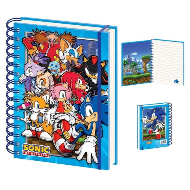 Carnet A5 cu spirală Sonic
