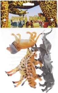 Set de jucării din plastic cu animale sălbatice 5 buc