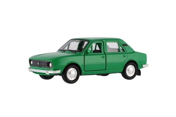 Mașină de jucărie Škoda 105L din metal și plastic, 11cm, 1:34-39