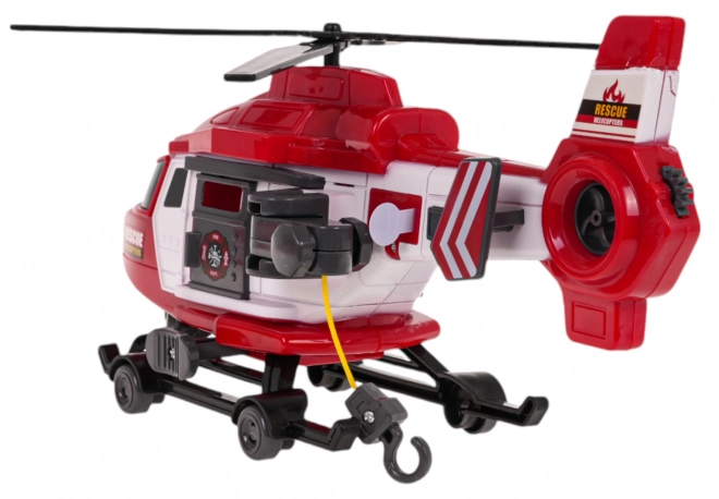 Elicopter interactiv de salvare pentru copii 1:16