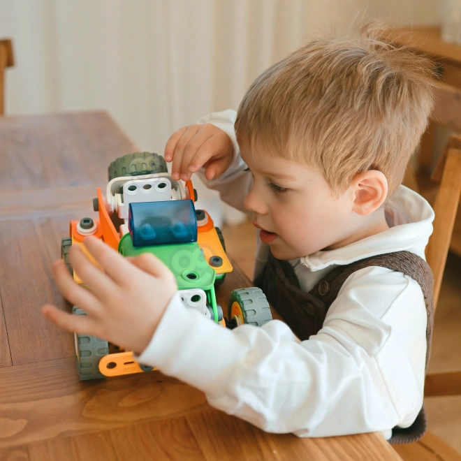 Woopie construcții set vehicule STEM 163 piese